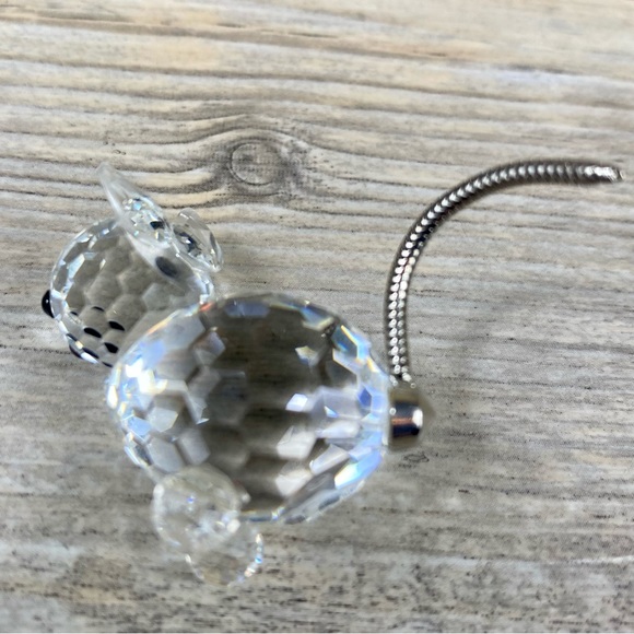 Swarovski Crystal Cat 1980s Figurine With
Wire Tail, Retired in Original Box. - Picture 6 of 14